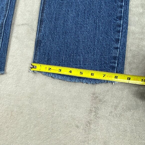 Vintage Diesel Industry Baggy Jeans 33 Blue Denim All Day Comfort Distressed Hem - Picture 3 of 14